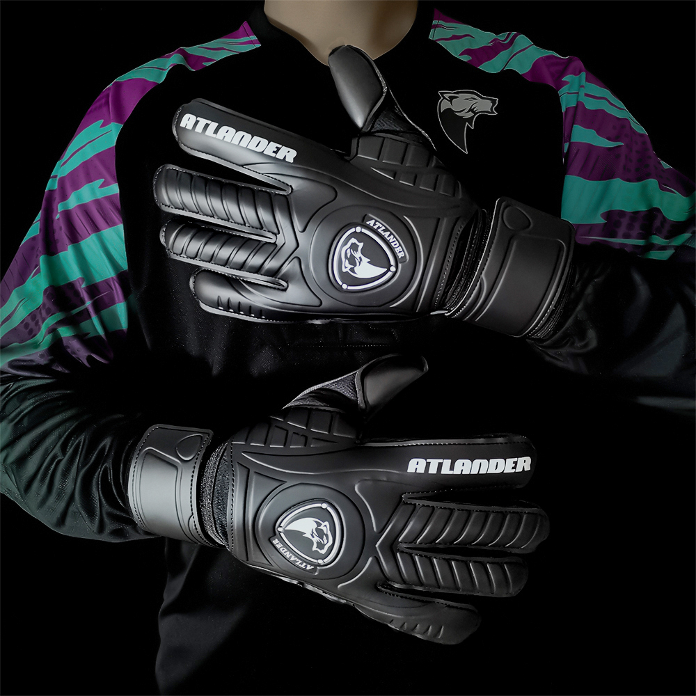 Fingersave målvaktshandskar fotboll latex fingerskydd skydd barn vuxen fotboll starkt grepp målvaktshandske