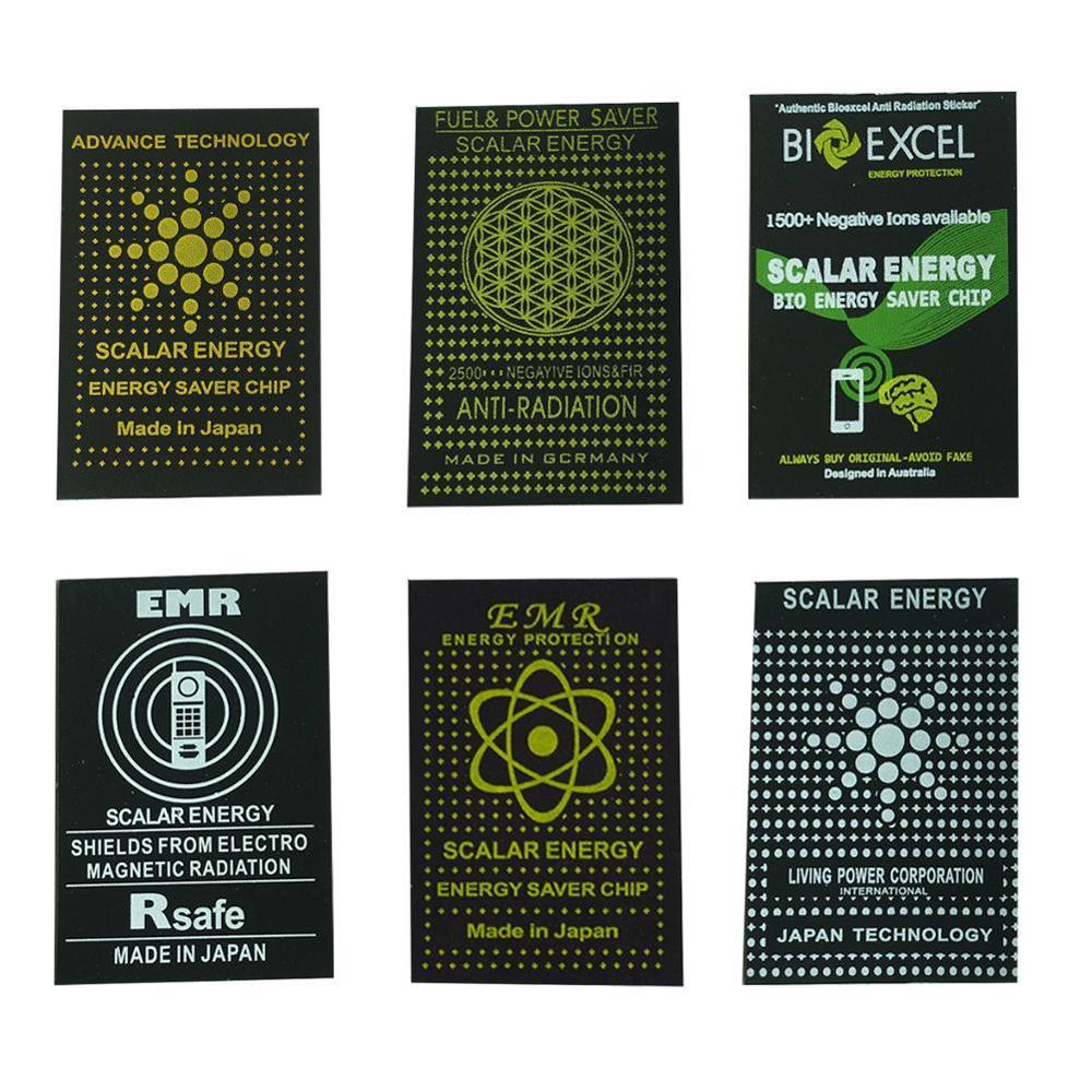 10pcs EMF Protection Cell Phone Patch Anti Radiation EMR Scalar Computer Electronics Negative Neutralizer Ion Shield Sticke I0Z7