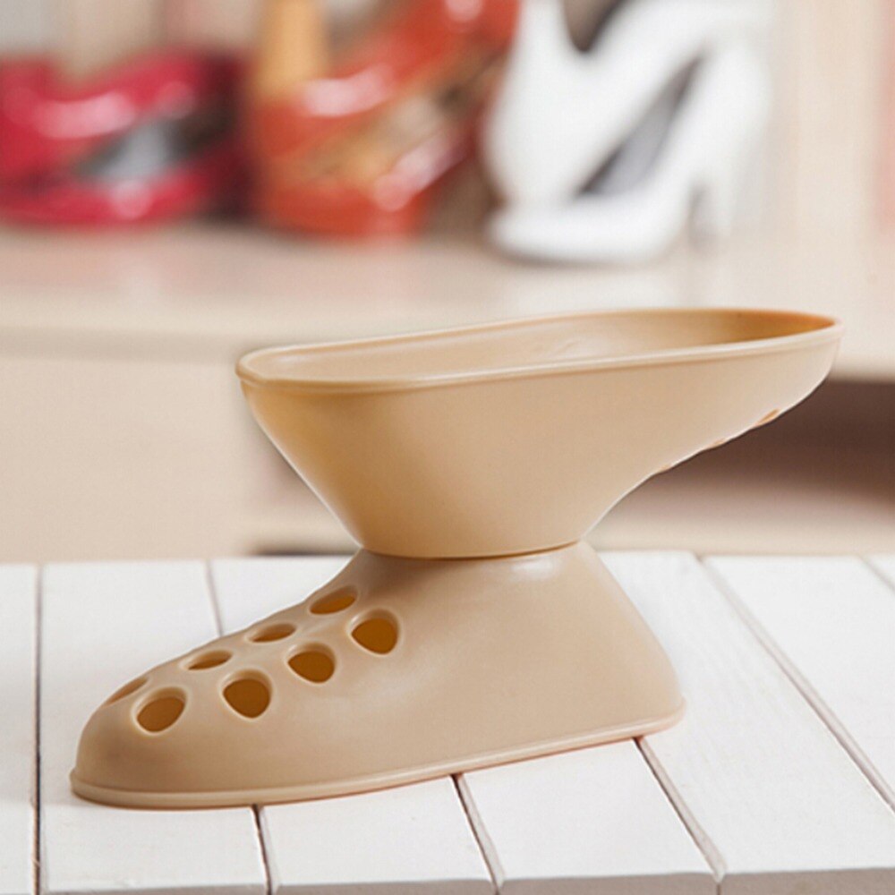 1 Pair Adjustable Shoe Tree Space Saver Shoes Rack Plastic Wonder Magic Household Organizer Shoe Shaper Closet Storage