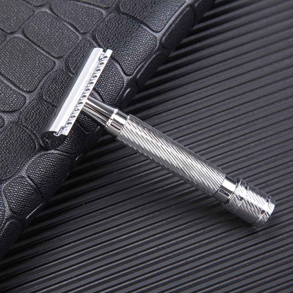 Yaqi Chrome Brass Heavy Handle Wet Safety Razor – Grandado