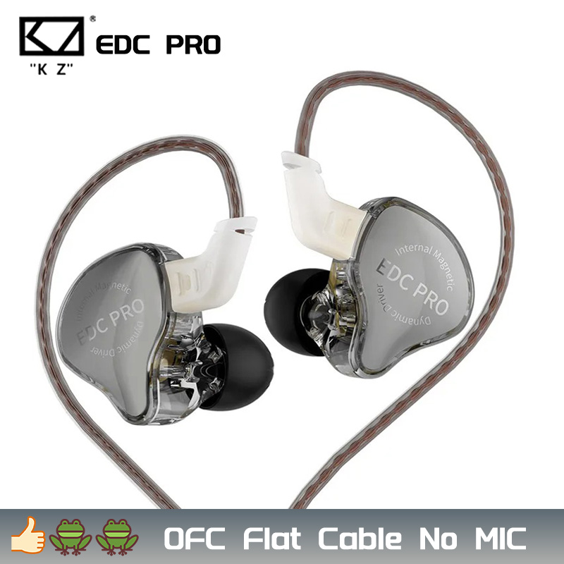 KZ EDCPRO HIFI, el mejor auricular intrauditivo con cable, alta sensibilidad, controladores dinámicos, auriculares deportivos con Cable de Audio desmontable: Morado
