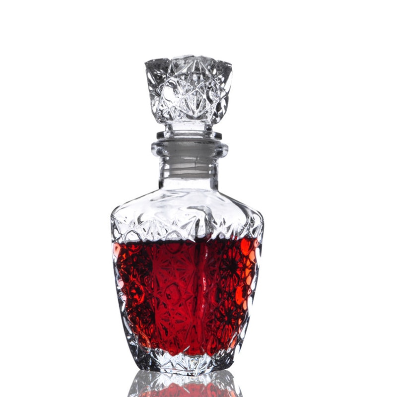 1PC verre whisky liqueur vin boissons décanteur cristal bouteille vin Carafe 250ML 500ML 850ML JR 1081