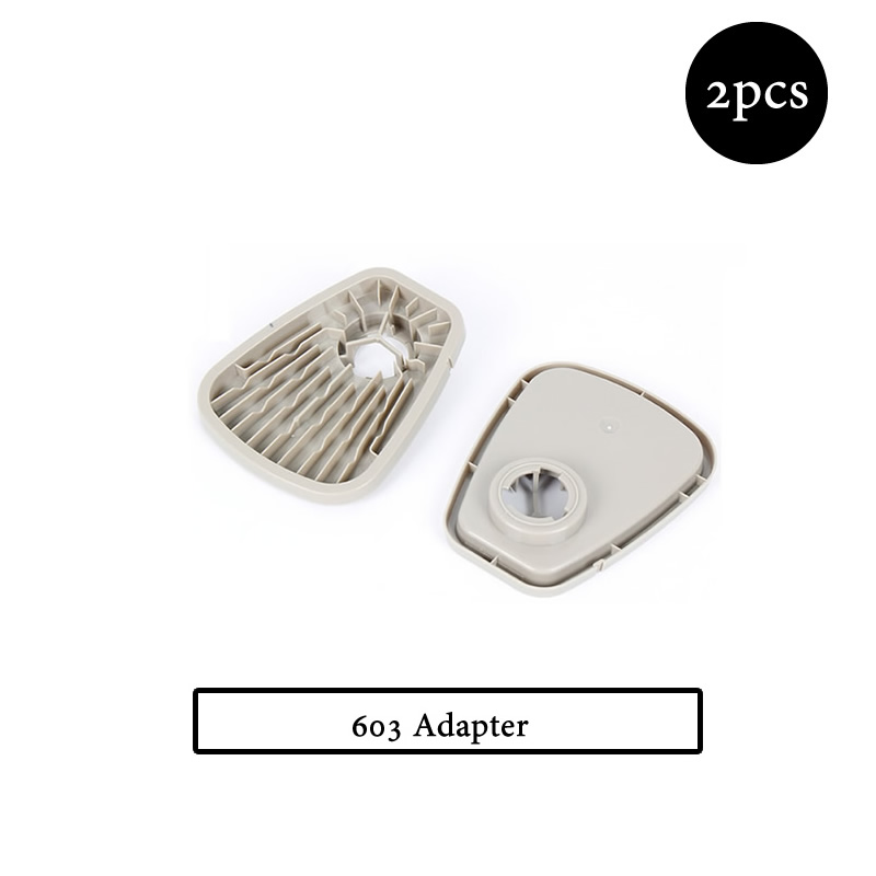 Filtres en coton 5N11, couvercle de filtres 501, adaptateur de pré-filtre 603, filtres remplaçables pour masque anti-poussière à gaz 6200/7502/6800, accessoires: Rouge