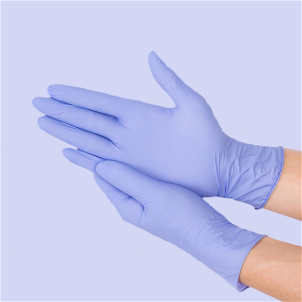 Gants violets en Nitrile pour femmes, 100 pièces, alimentaire, mécanicien, étanche, travail de laboratoire, nettoyage ménager, sécurité, synthétiques jetables