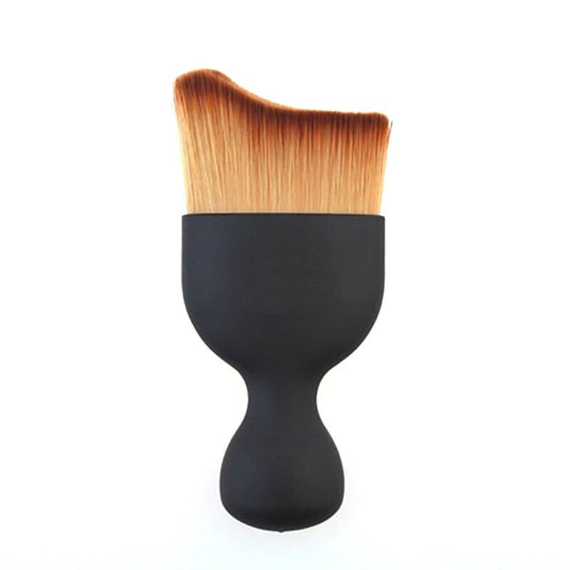Brocha de maquillaje curva de arco, brocha de maquillaje única, brocha de base, brocha de contorno, herramientas de maquillaje