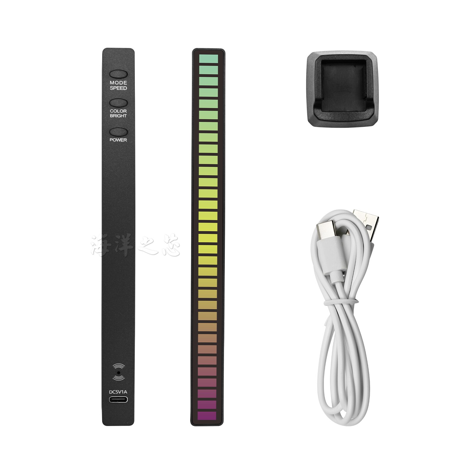 RGB Sound control LED light app control pickup voice activated rhythm lights color ambient LED light bar of music Ambient Light