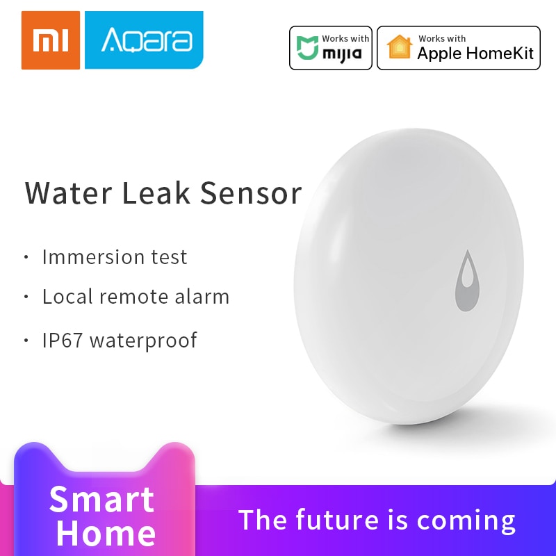 Xiaomi Aqara Water Leak Sensor IP67 Water Immersing Sensor Zigbee connection Smart Home accessories work with Mi Hub gateway 3