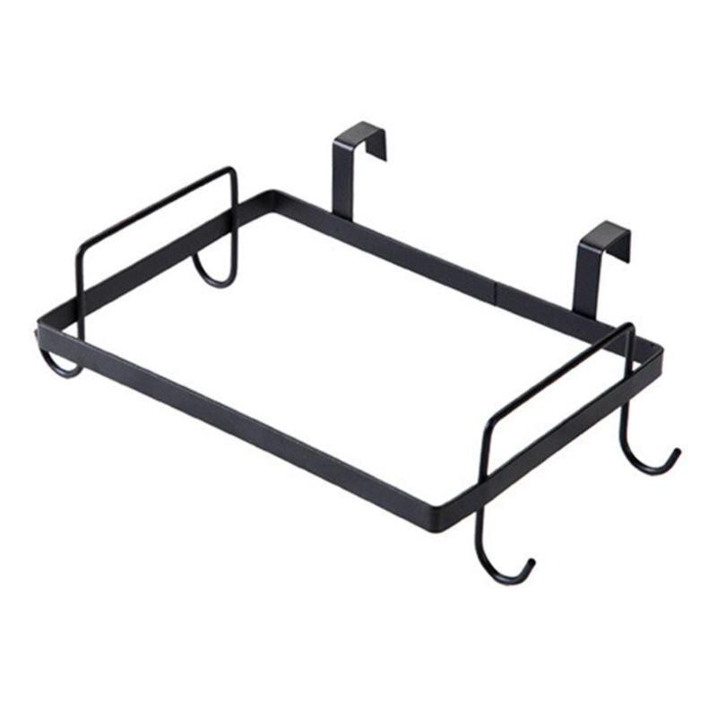 Portable Garbage Bag Rack Household Iron Art Trash Bin Support Storage Hanger Bracket Home Kitchen Storage Supplies: Default Title