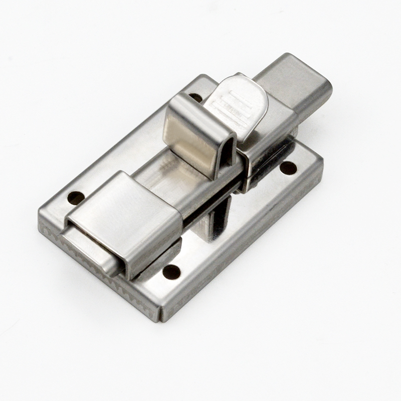 Latch Stainless Steel Bolt Door Bolt Partition Wood Door Bathroom Cabinet Bolt Latch Double Head Plug Square Door Pin