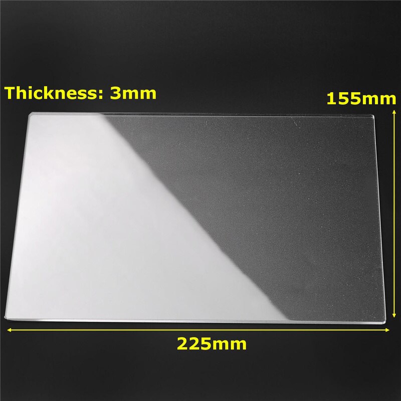 2pcs Generic Acrylic Transparent Cutting Plates 155mm*225mm*3mm For Big Shot