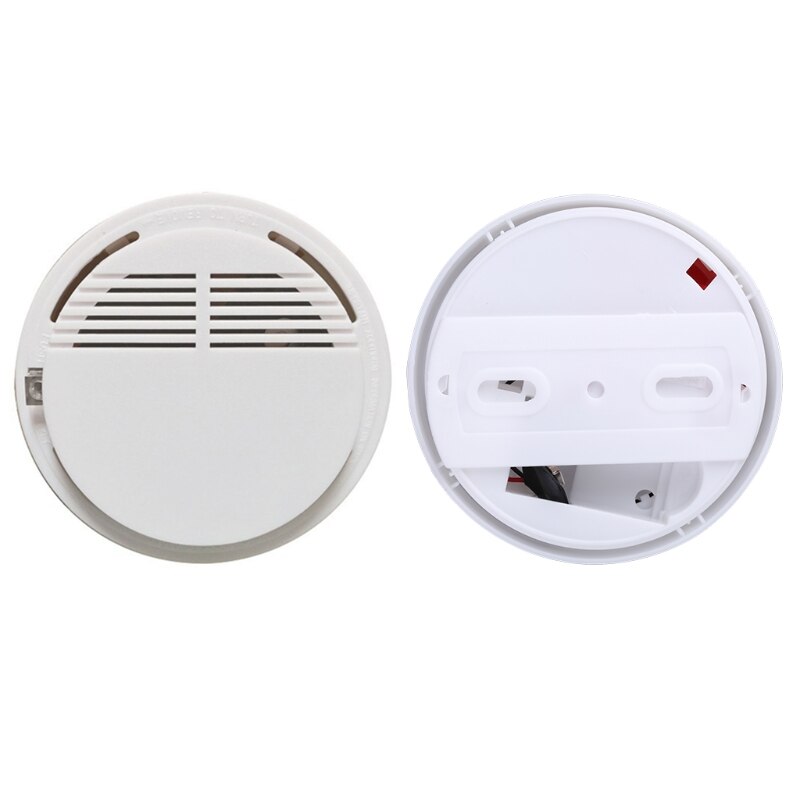 M6CF Smoke Alarm Fire Detector 9V Battery Operated Photoelectric Sensor Loud Alarm