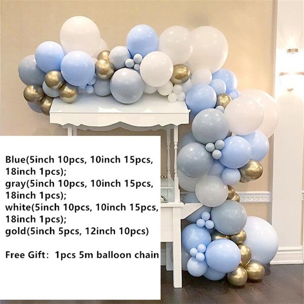 Multicolor Ballonnen Boog Garands Set Gold Party Ballonnen Baby Shower Kids Verjaardagsfeestje Levert Achtergrond Bruiloft Decoraties