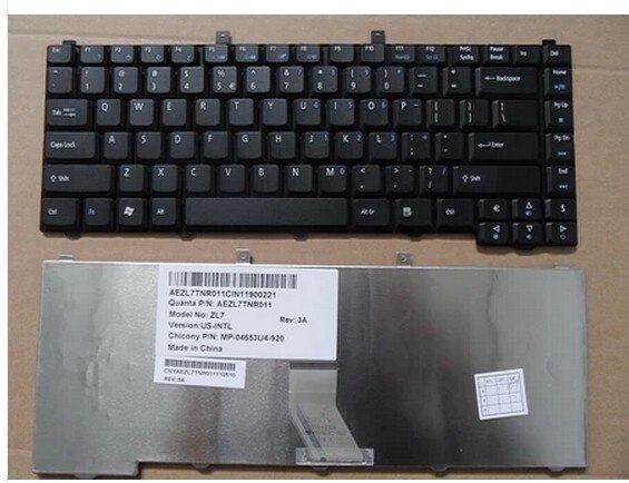 SSEA ONS Toetsenbord Voor Acer Aspire 1600 1680 1690 3000 3500 3680 5050 5600 laptop zwart toetsenbord