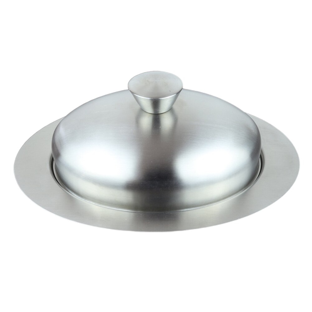 Dinnerware Kitchen Durable Keep Fresh Practical Cheese Stainless Steel Party Storage With Lid Butter Dish Container Restaurant