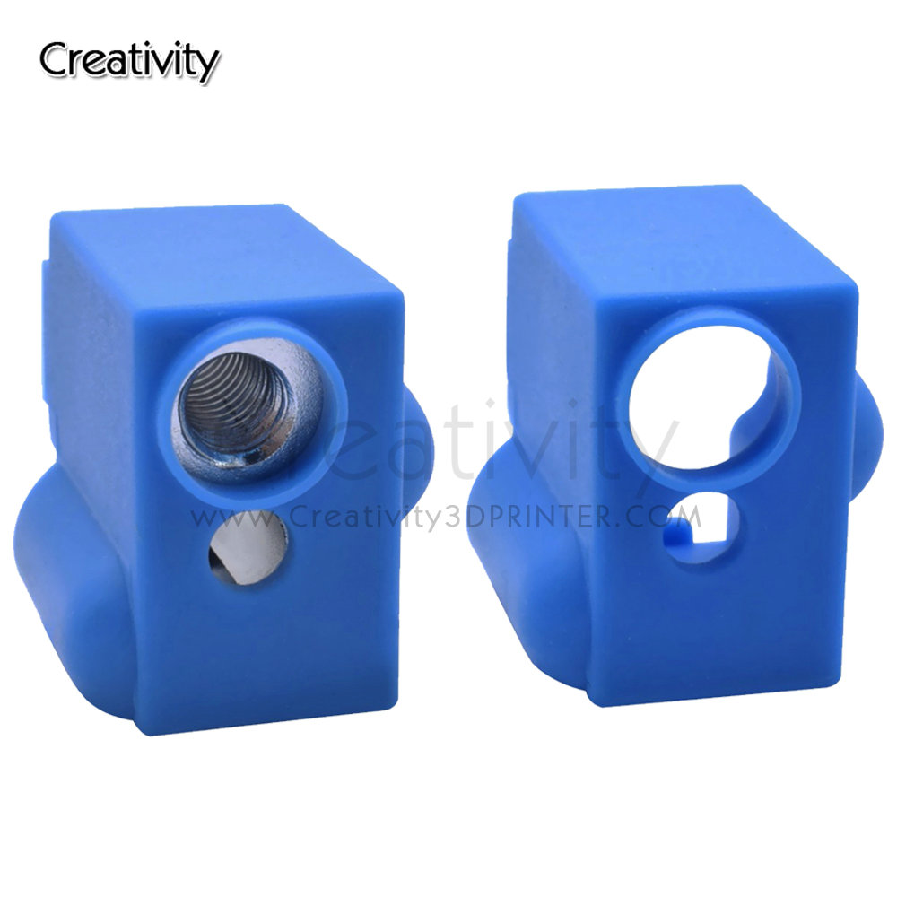 Creatività Parte stampante 3D Vulcano Calzini in silicone per Sidewinder X1 genio Vulcano Blocco termico J-testa Hotend Estrusore Blocco Copertura