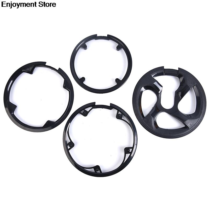 42 Teeth 10cm 4 Holes Bicycle Bike Crankset Chain Wheel Cover Protector Wheel Cover Black