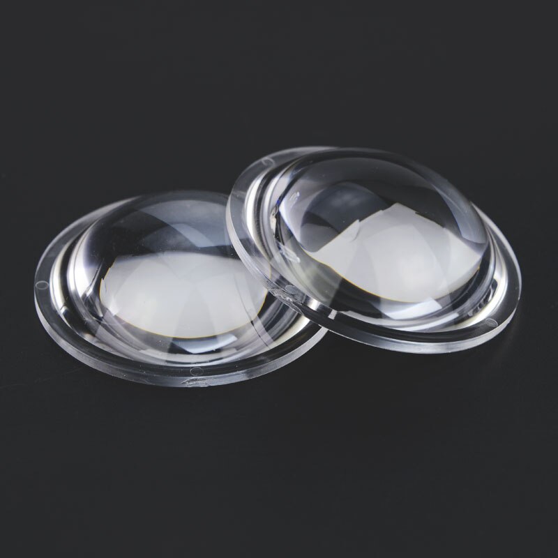 5Stck 35-49,3mm Optische PMMA Kunststoff Brennweite LED Plano Konvexen Objektiv DIY Sammellinse