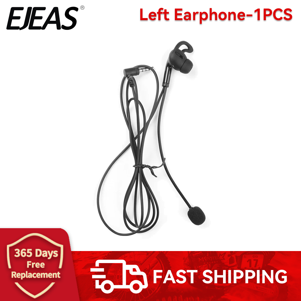 3/1 Uds EJEAS V6C/V4C árbitro auriculares internos para FBIM juez oído intercomunicador auriculares Full Duplex fútbol árbitro auriculares: Blanco