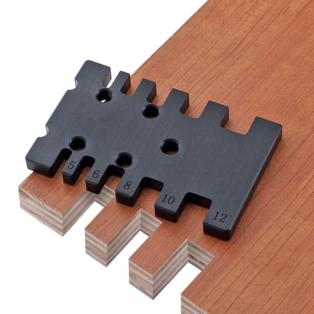 Tenon Caliper Metric and Imperial Scale Card Gauge Bakelite Scale Card Gauge Woodworking Router Saw Table Machine Measuring Tool