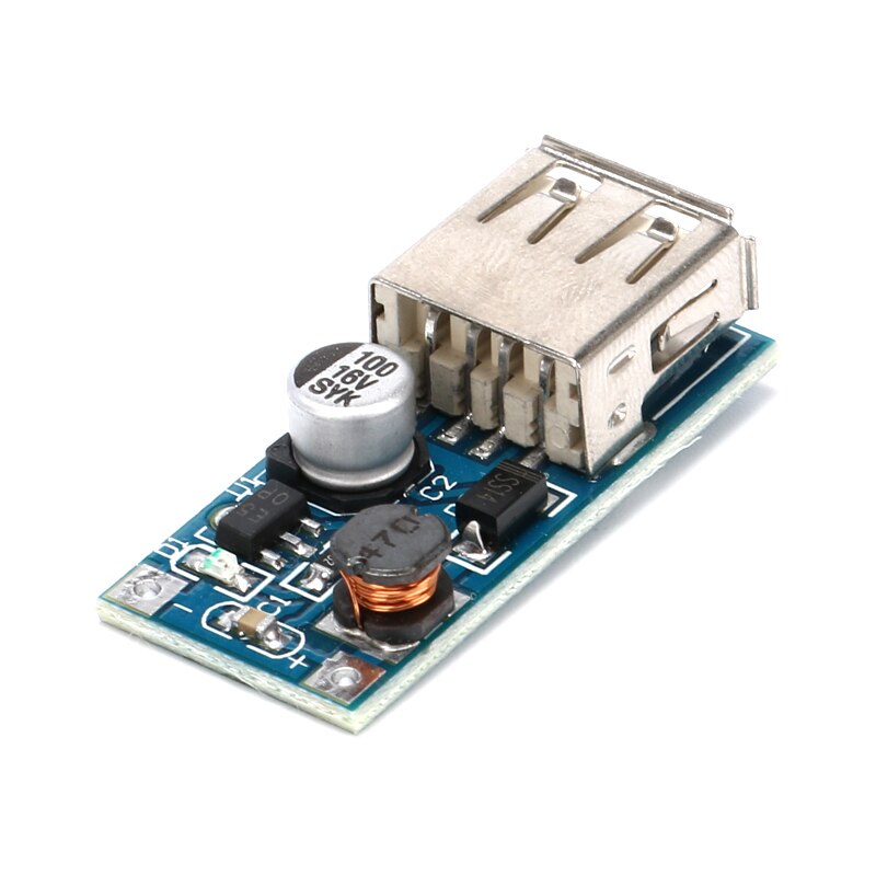5 Pcs DC-DC USB Step-up Power-Boost-Modul 0,9 V-5 V zu 5 V 600mA PFM control Mini Mobile Booster