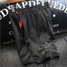 Zomer Steentjes Mannen Skull Shorts Snel Droog En Comfortabel Strand Shorts