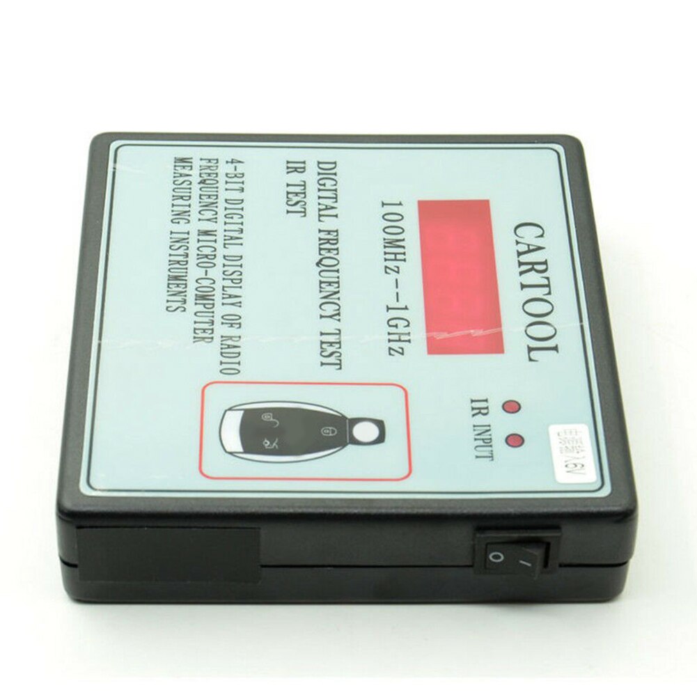 Universal Digital Gauge Frequency Tester Meter Portable Measuring Instruments Infrared Remote Key Detector 100MHz-1GHz Tool Car