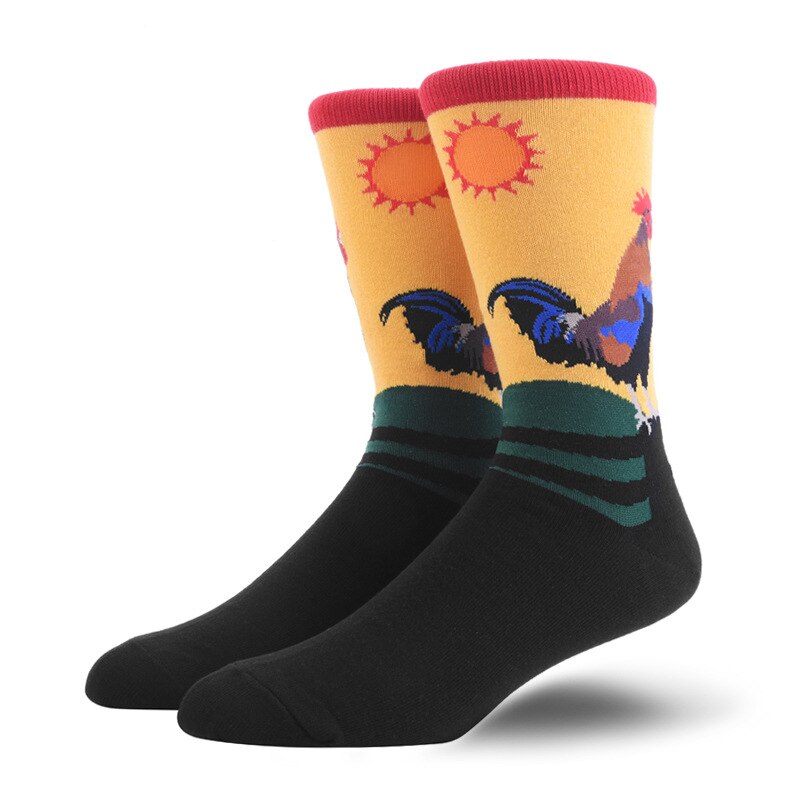 Dress Socks for Men Colorful Funny Crazy Novelty Fun Dress Socks Pack Bonangel Cool Pattern Crew Socks for Men