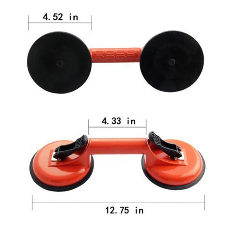 Industrial Grade Ceramic Glass Suction Cup Double Claw Round Rubber Suction Cup Aluminum Alloy Household