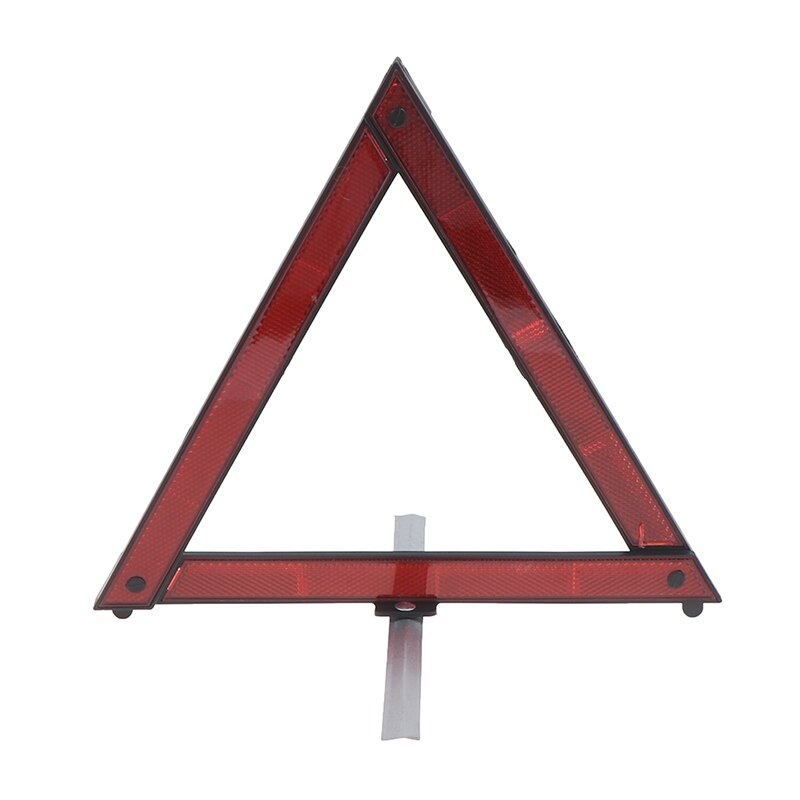 Car Emergency Breakdown Warning Triangle Red Reflective Safety Stop Sign Tripod