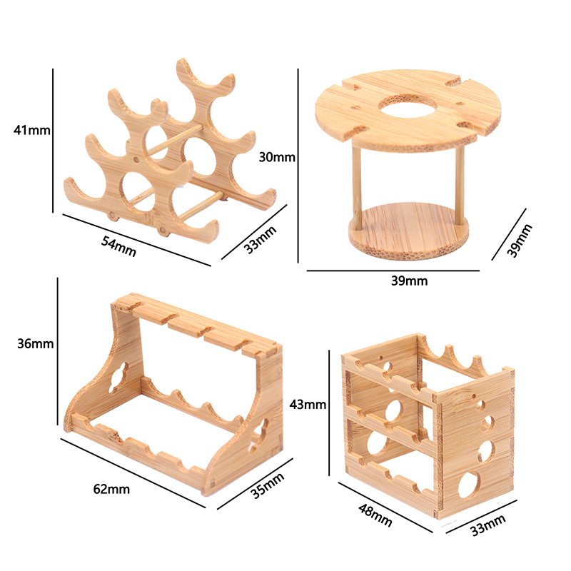 Puppenhaus Miniatur Mini Weinglas Rack Kelch Set Modell Wohnmöbel Dekor Spielzeug Puppenhaus Zubehör