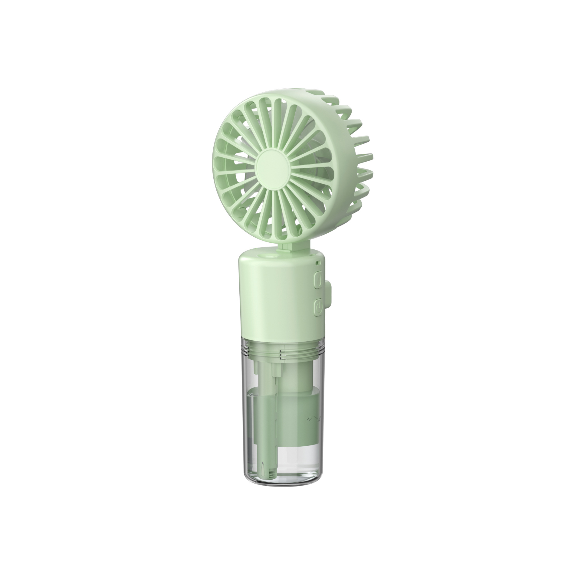 Neue Modelle Handheld Mini-Lüfter USB wiederauf ladbare tragbare Luftbe feuchter Nebel kühler Kühl sprühen Luftbe feuchter Lüfter für Zuhause/Büro/Wohnheim: Licht Gelb