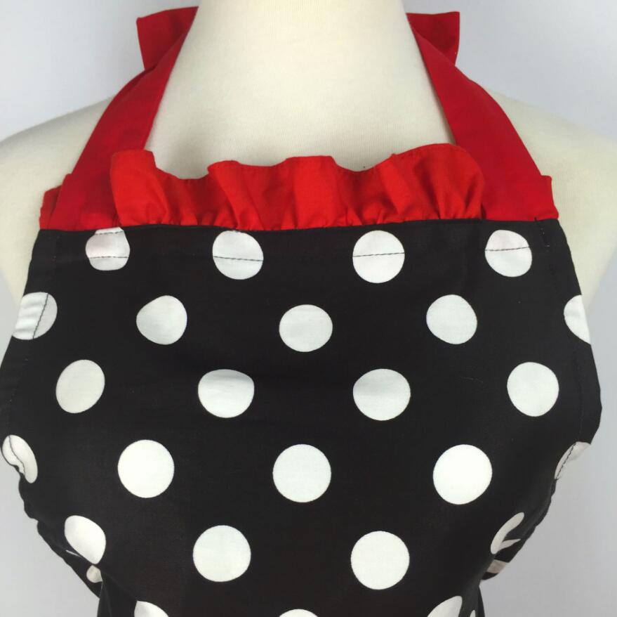 Mooie Retro Keuken Schort Vrouw Meisje Katoen Dot Koken Vintage Schort