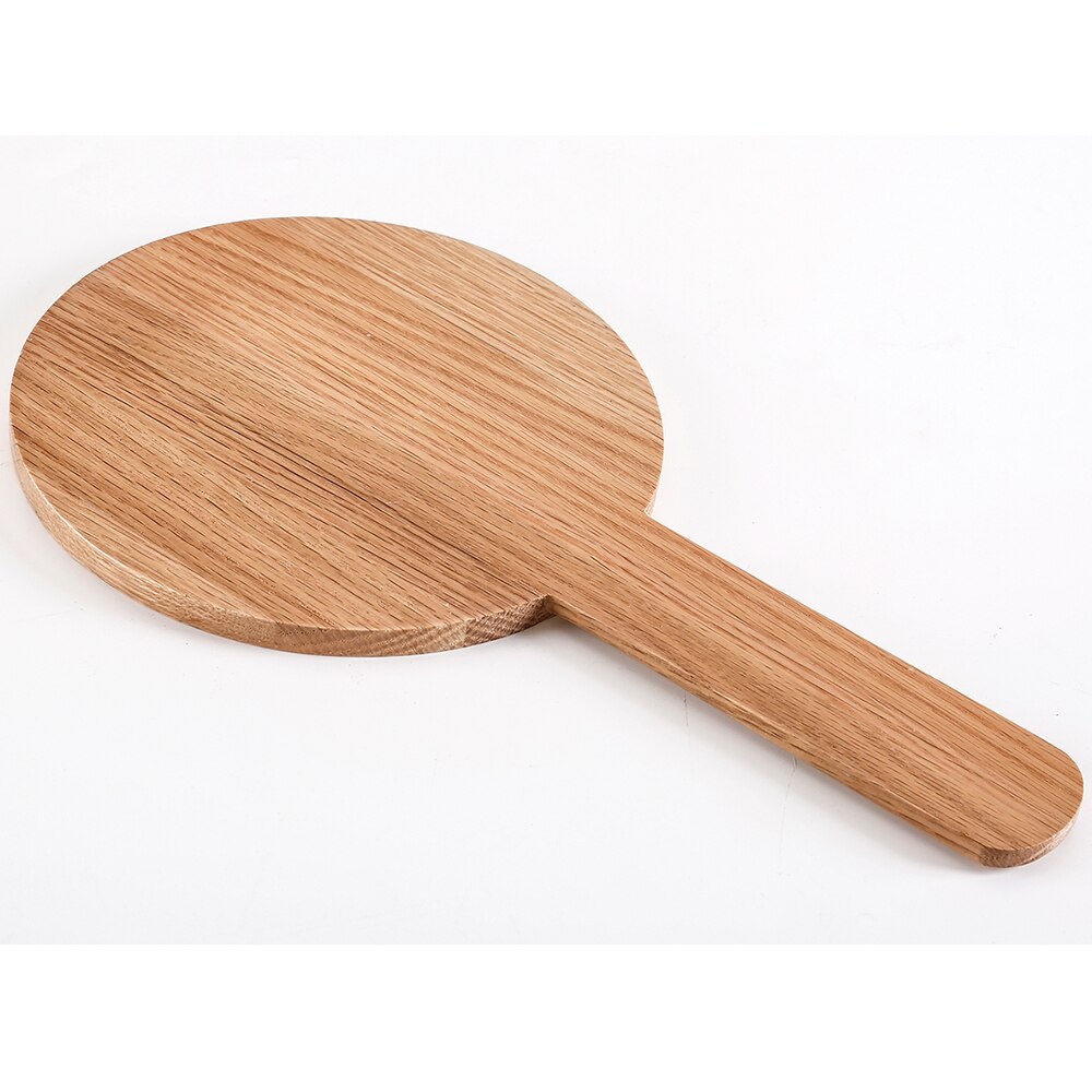 Eiken Massief Hout High Definition Cosmetische Spiegel. Vrouwen Draagbare Make-Up Spiegel. Eenvoudige Stijl Vrouwen Hand-Held Schoonheid Spiegel.