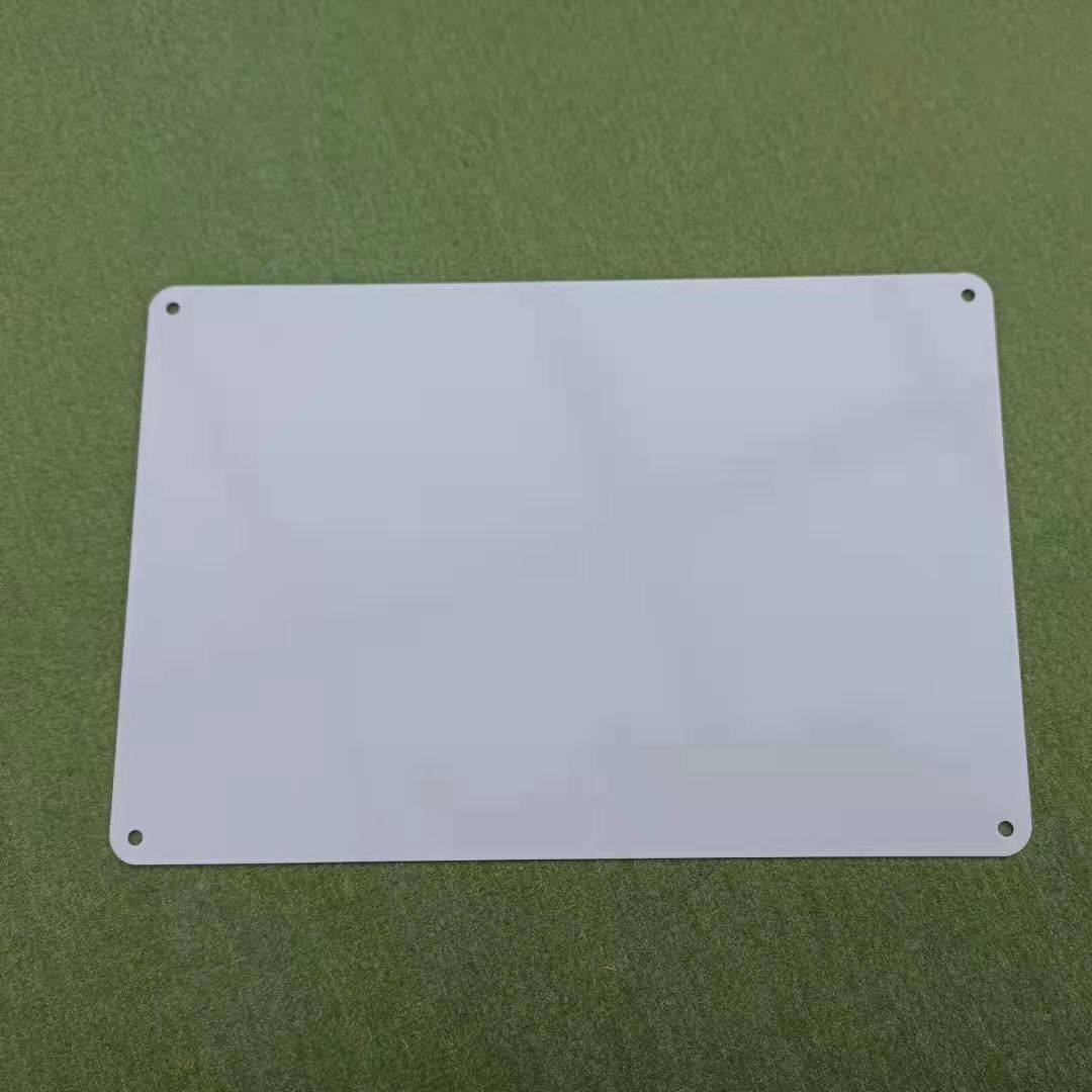 Lot de 10 plaques en Aluminium pour impression par Sublimation, métal blanc pur, taille 20cm x 30cm, nouveauté,