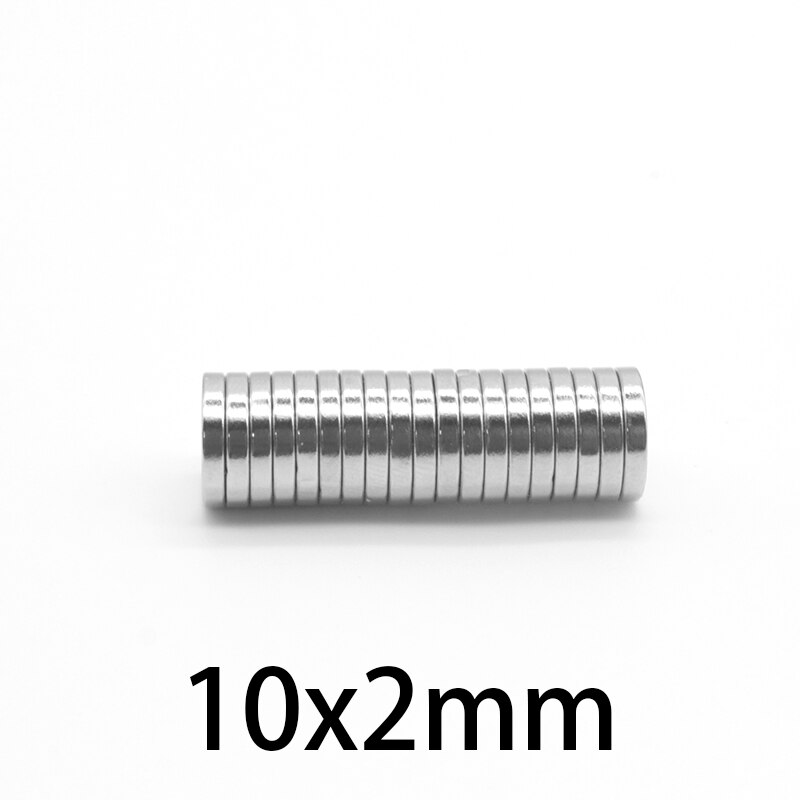 10-800 kpl 10 x 2 neodyymimagneetti 10mm x 2mm n35 ndfeb pyöreä supertehokas vahva kestomagneetti 10mm*2mm imanes kiekko 10*2mm