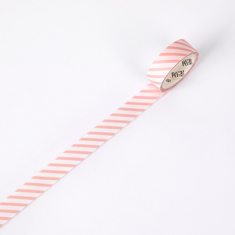 1 Pcs Washi Masking Tapes Diagonaal Check Serie Decoratieve Adhesive Scrapbooking Diy Papier Japanse Stickers 3 M: simu