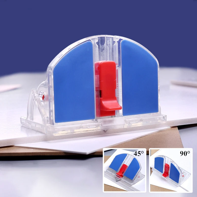 Bevel Cutter 90° Plane Cutter DIY Photo Frame Cutter 45° Bevel Cutting Model Building Making Tools Panel Cutting Supplies: army green