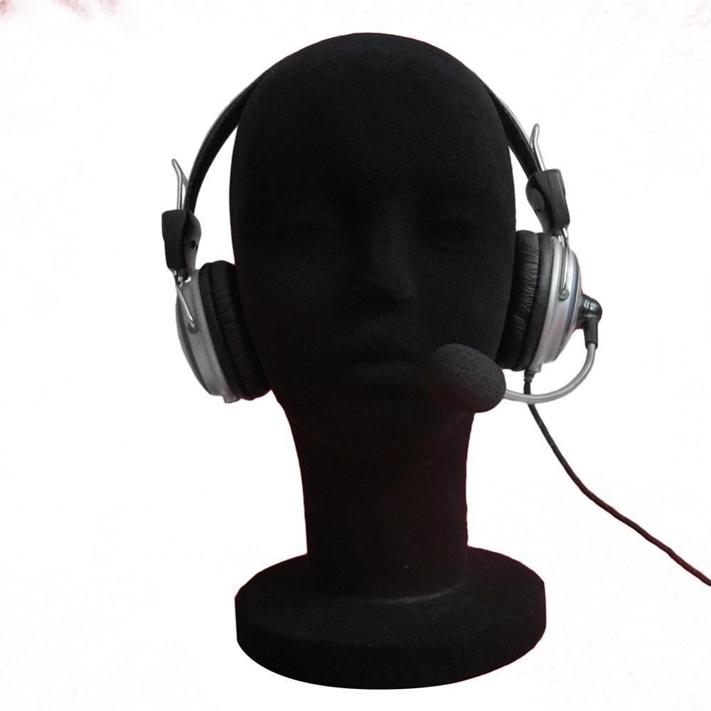 Foam Female Mannequin Head Multi-Use Lightweight Manikin Headset Model Wig Hair Display Stand For Barbershop Shopping Mall