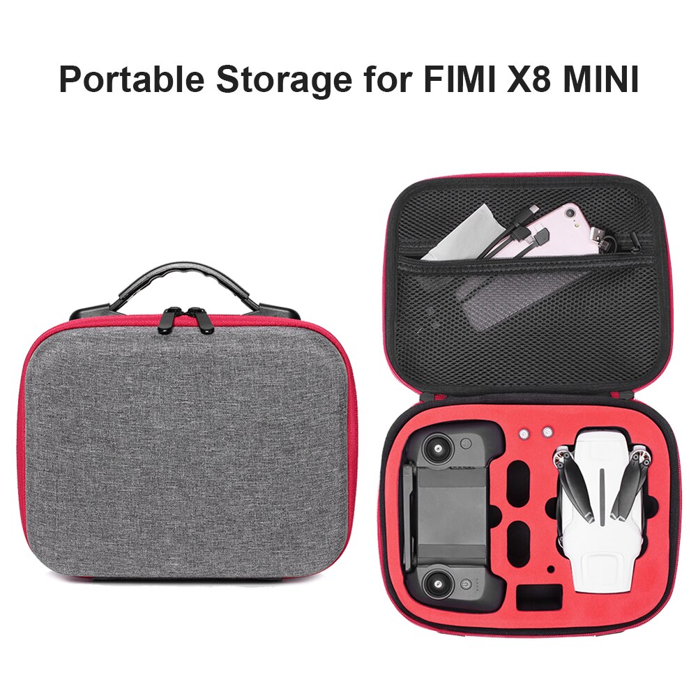 Drone Camere Tas Voor Fimi X8 Mini Grijs Draagtas Box Opslag Handtassen Harde Handvat Schouder Cover Accessoires Shockproof