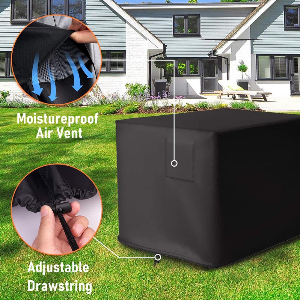 32x24x24 Inch Generator Cover Windproof Protective Covers Canopy Shelter Waterproof Oxford Cloth All-Purpose Covers Accessories