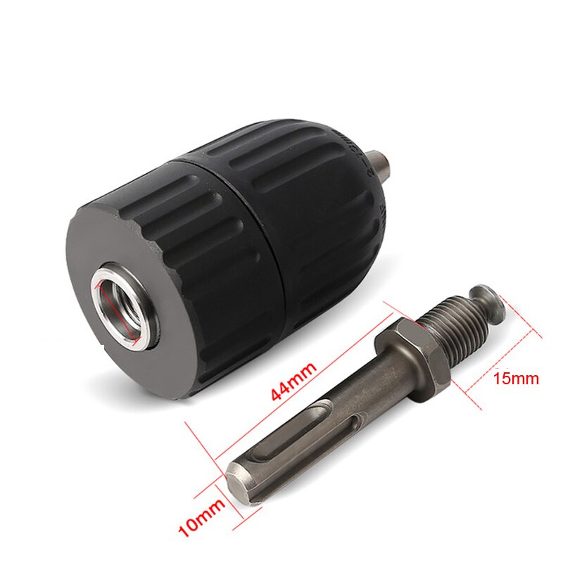 Precision 2-13mm nyckellös borrchuck med sds-adapter hårdvara verktygsdel borrchuck för slagborrhammare