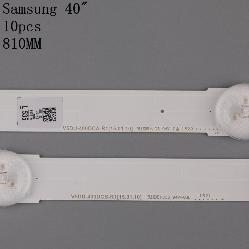 10 PCS/set LED Backlight strip for Samsung UE40JU6060 UE40MU6125 UE40KU6100 UE40KU6000 UE40JU6400 UE40JU6500 BN96-34792A 34791A