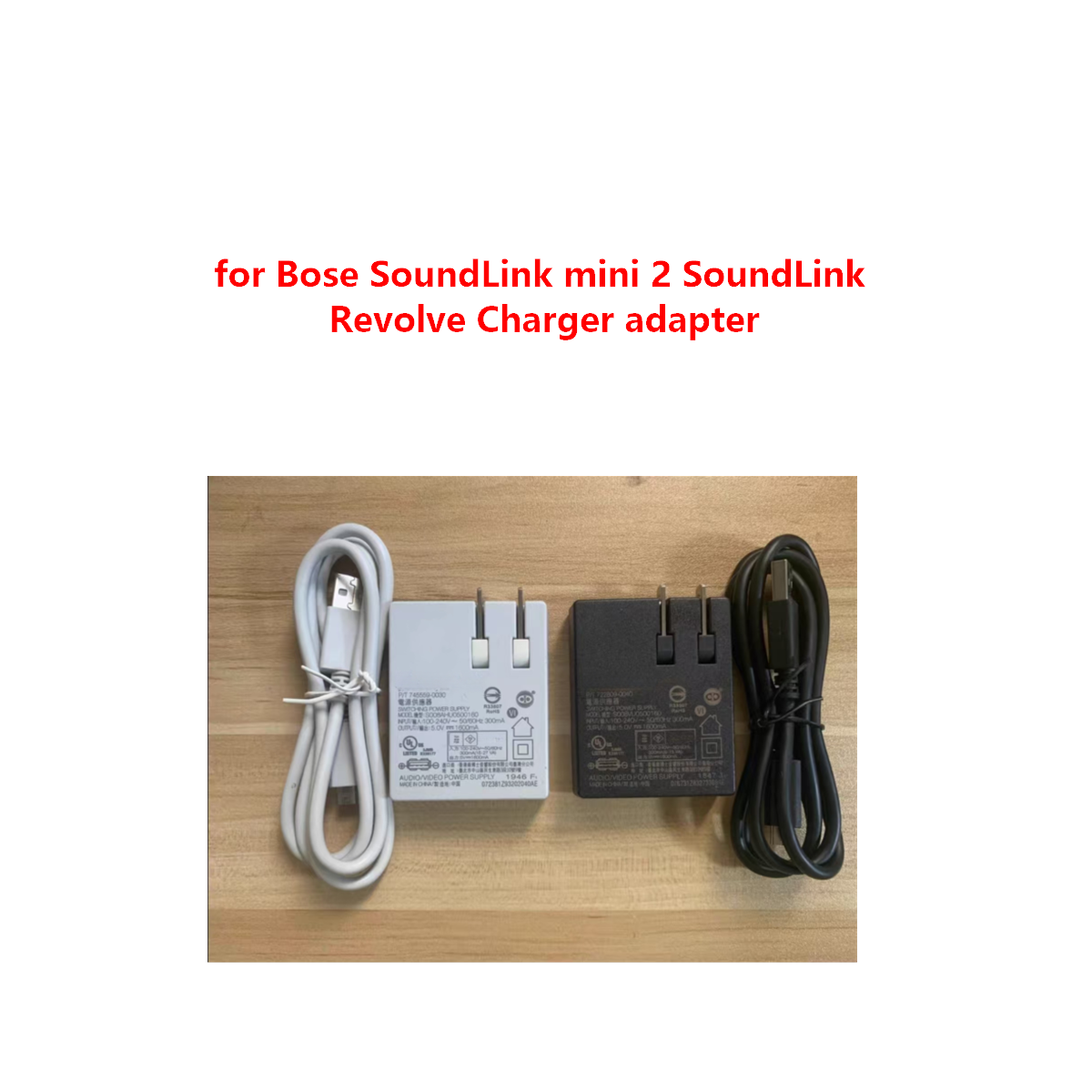 Original replacement Charger adapter for Bose SoundLink mini 2 SoundLink Revolve, 1st and 2nd generation Bluetooth speaker