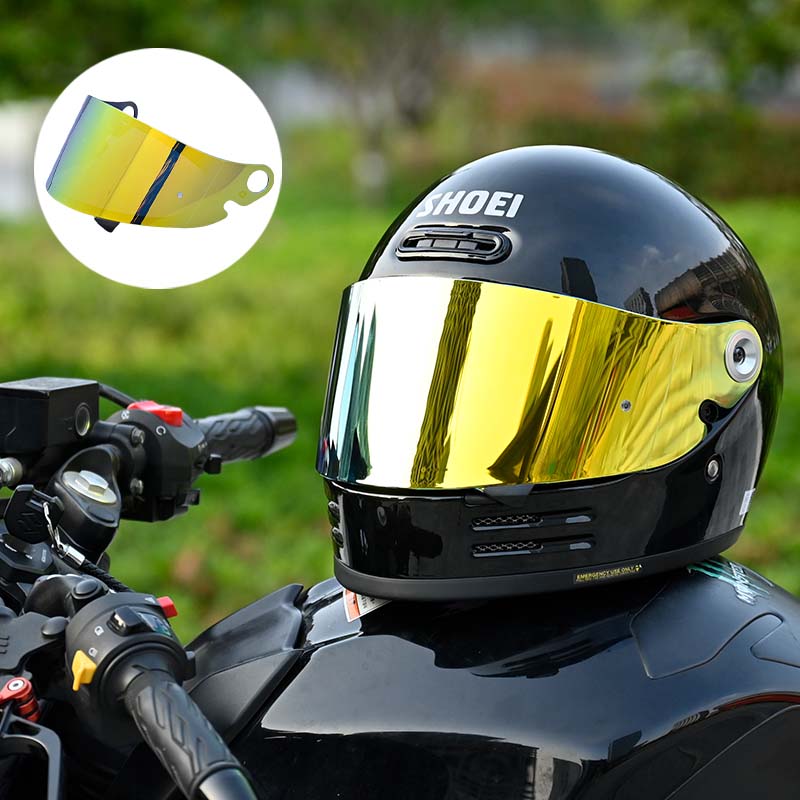 SHOEI Glamster CPB-1V Motorradhelmlinse retro Integralhelm Visier Anti-UV Casco SHOEI Motorradzubehör