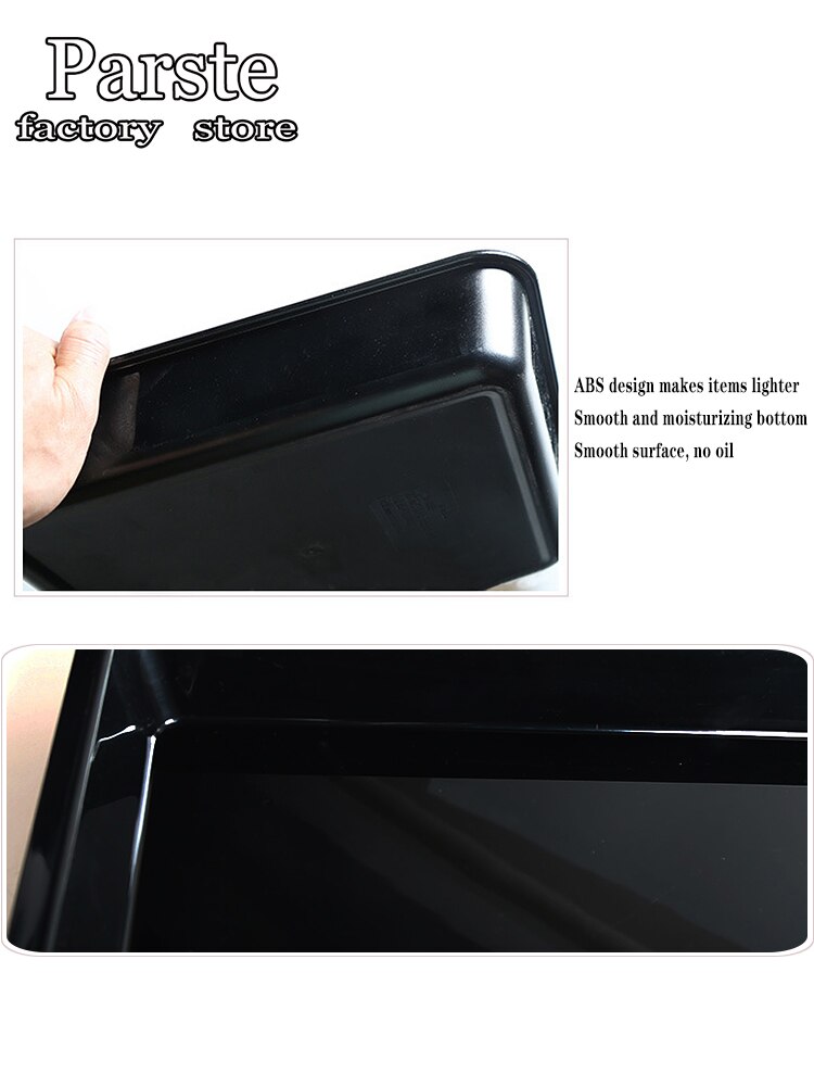 Supermarket Fresh Chicken Plate Black Pork Plate Cooked Food Area Beef Food Tray Thickened Cold Fresh Meat Display Plate Anti-Fa