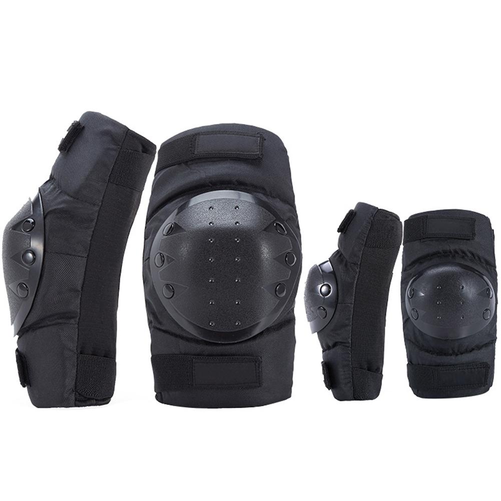 4 Stuks Anti-Val Motorfiets Kniebeschermers Elleboog Pads Set Pe Elleboog Bewakers Light Knee Pads Protector Voor rijden Proteccion Moto