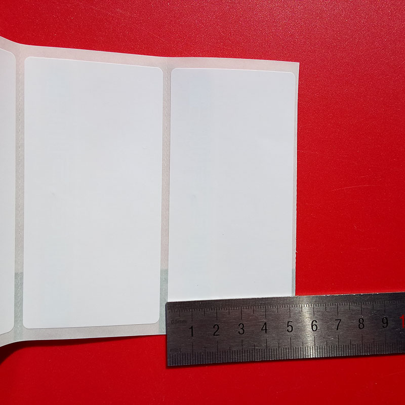 Rfid electronic tag uhf Alien 9640 stickers waterproof PP synthetic passive RF tag 2*4 inch label