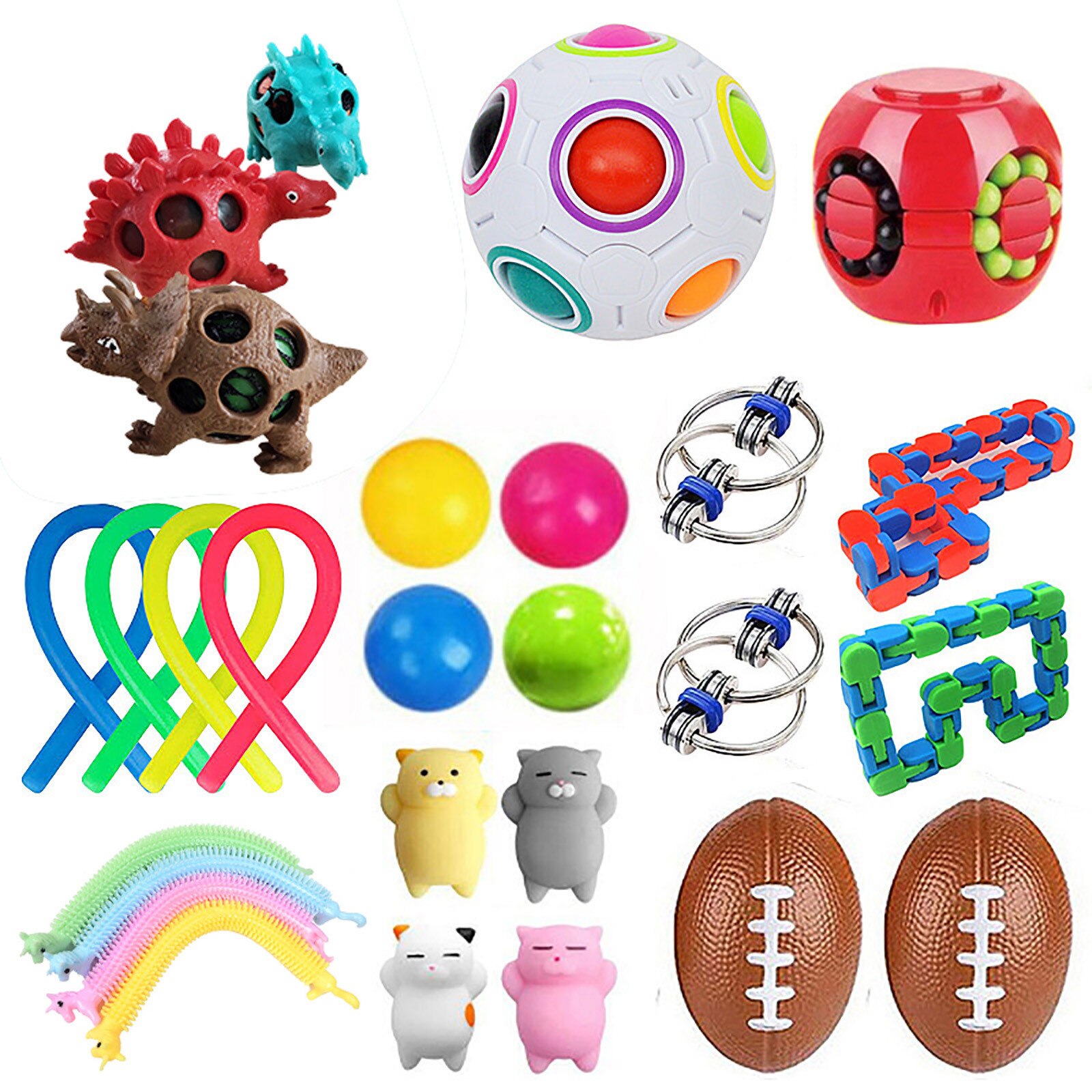 1einstellen Zappeln Spielzeug Anti betonen einstellen dehnbar Saiten spielzeug für Erwachsene freundlicher Pack Squishy Sensorischen Antistress Linderung Figet spielzeug