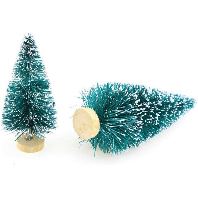 Mini sapin de noël 34 pièces, petit sapin de pin, ornements de fête, maison, bricolage, artisanat, décoration de noël, nouvel an, pour enfants