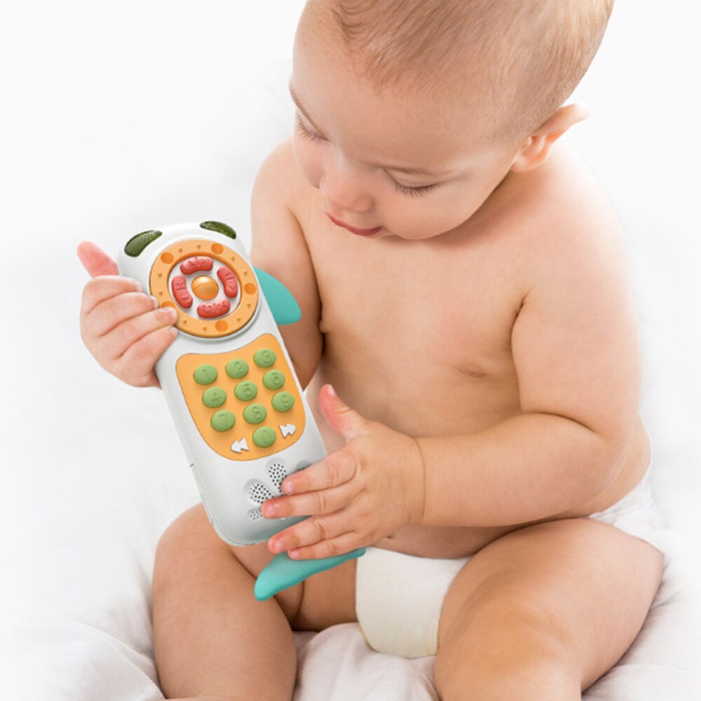 Baby Speelgoed Muziek Smart Cellphone Mobiele Telefoon Early Educatief Machine Elektrische Telefoon Model Machine Speelgoed J75